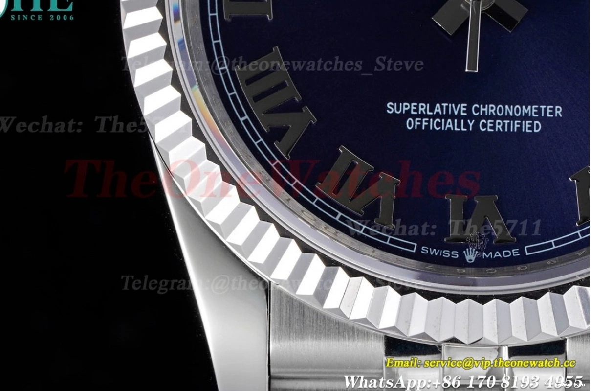 V2 36mm Rmn JDF Datejust 126234 Blue Jub SS SS VR3235 0213